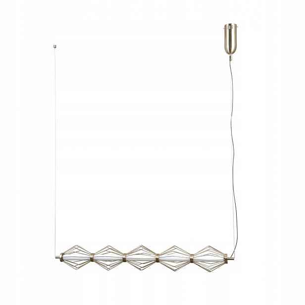 Lampa Pendel Led svítidlo Sevil Zlatý design 5 zdrojů 25W Moderní Italux