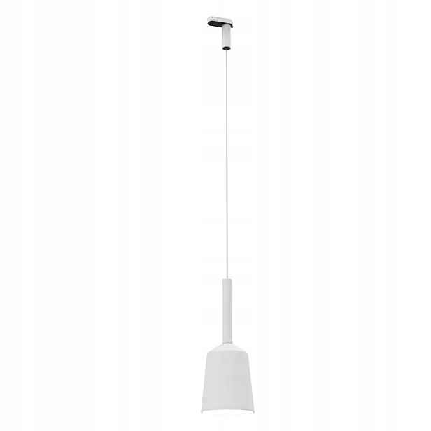 Maxlight Tulipe závěsná lampa pro kolejnicový kabel bílá E27 35W IP20