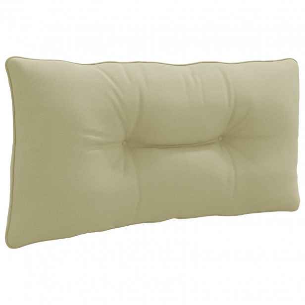 vidaXL Zádový polstr PUTTEN 100% polyester Světlá zelená