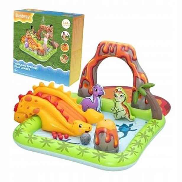 Vodní Dětské Hřiště Dinosauři Sopka