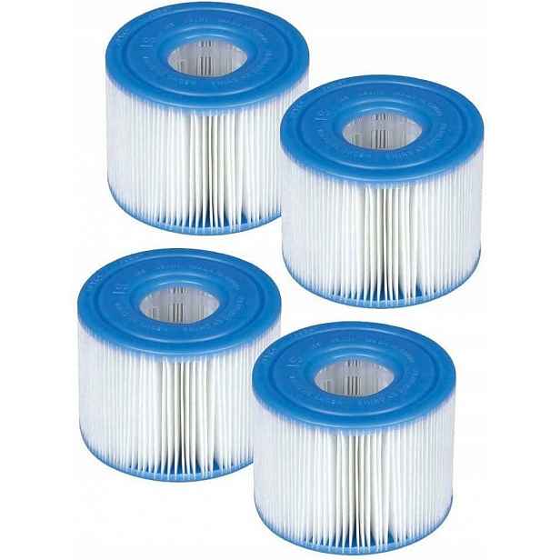 4 x Filtr do bazénu Filtr do bazénové čerpadla Filtrační vložka Intex Typ S1