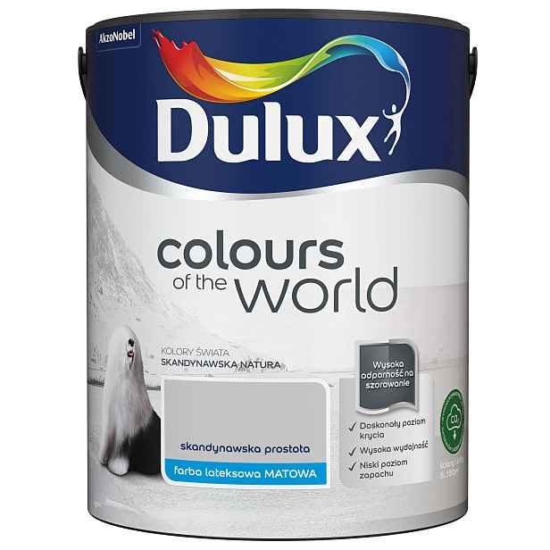 Dulux Colours Of The World Barva Dimulsní Barva Skandinavská Jednoduchost 5L