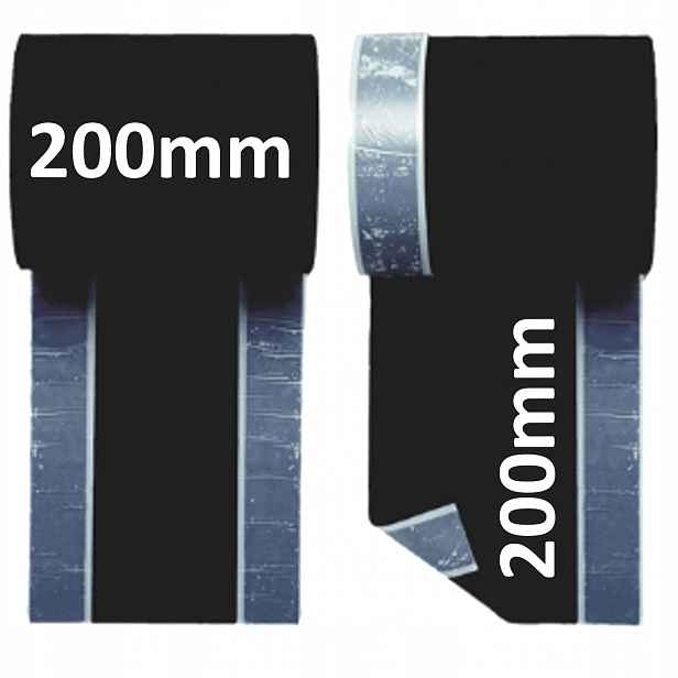 Epdm 200 mm Membrána páska pro hydroizolaci 2 Butylové pásky Vodotěsnost