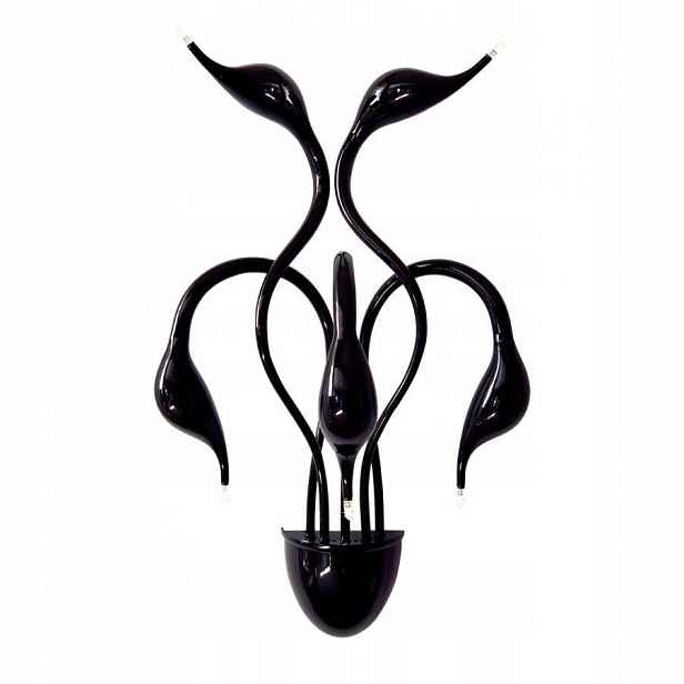 Nástěnná lampa Led svítidlo G4 Swan Černá Moderní 5x Italux