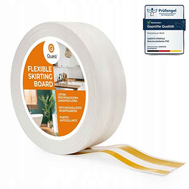 samolepicí podlahová lišta Pvc 32x23 mm bílá 25 m