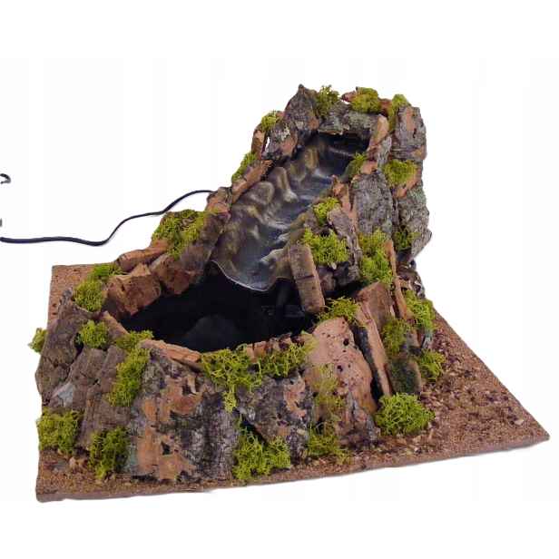Dekorace Do Betlému Vodopád S Čerpadlem Na Vodu 30x40x15CM 220V