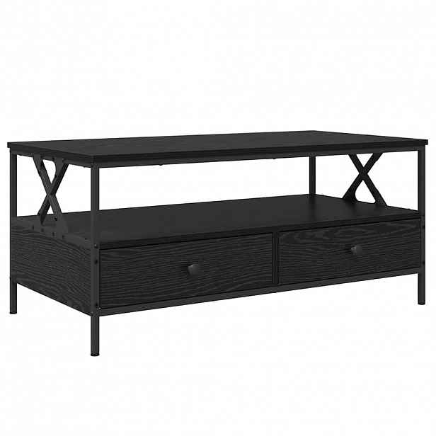 vidaXL Konferenční stolek Černý dub 100 x 51 x 45 cm Kompozitní dřevo
