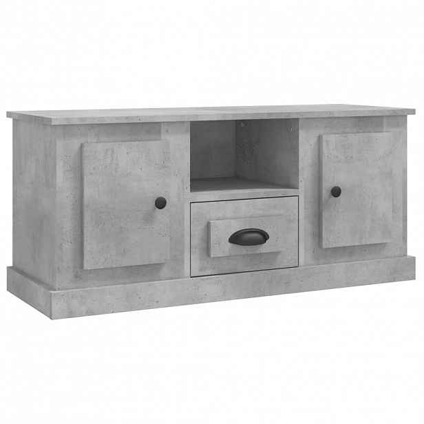 vidaXL TV skříňka betonově šedá 100 x 35,5 x 45 cm kompozitní dřevo