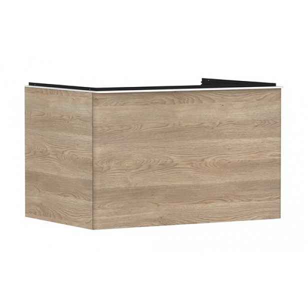Skříňka pod umyvadlo pod desku Hansgrohe Xelu Q 78x49,5x55 cm přírodní dub 54056700