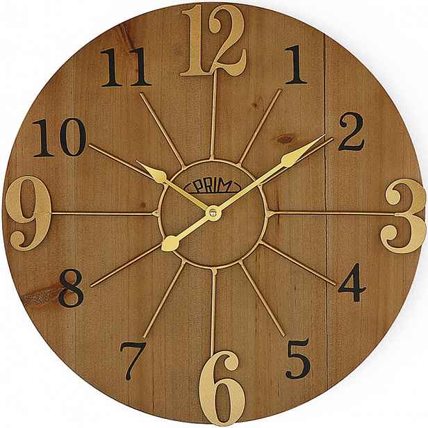 Velké Nástěnné Hodiny Prim Magical E07P.4160.50 40 cm Retro Zestárlé