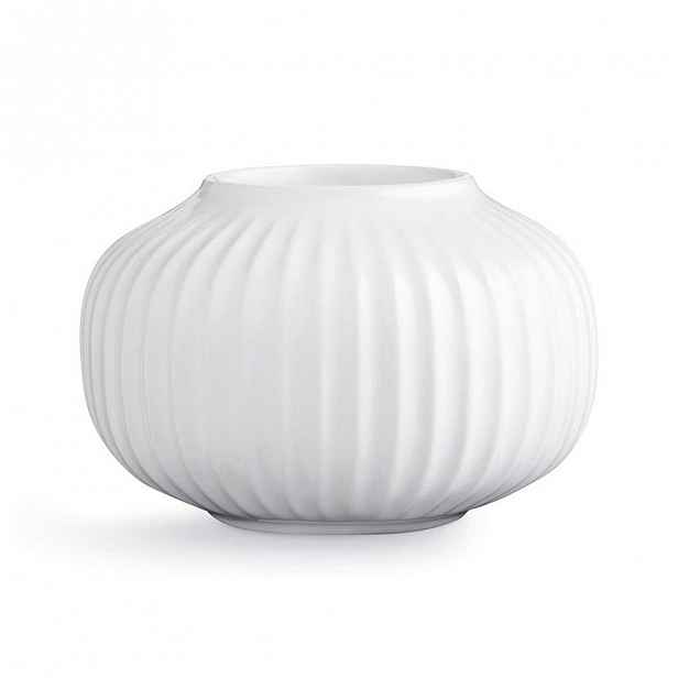 Bílý porcelánový svícen na čajové svíčky Kähler Design Hammershoi, ⌀ 10 cm