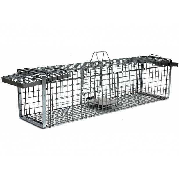 Bravson Profesionální past na lišky, kuny, vydry a kočky TRAP H130x34x34V2