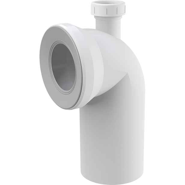 Koleno k WC Alca A90-90 P40 s připojením DN 40