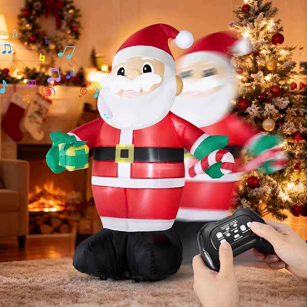 Nafukovací Svatý Mikuláš Rc 91 CM – Dálkově Ovládaná Led Hudba