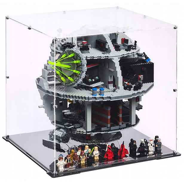 Vitrína Blacked Brick pro Lego 75159 Star Wars Hvězda smrti