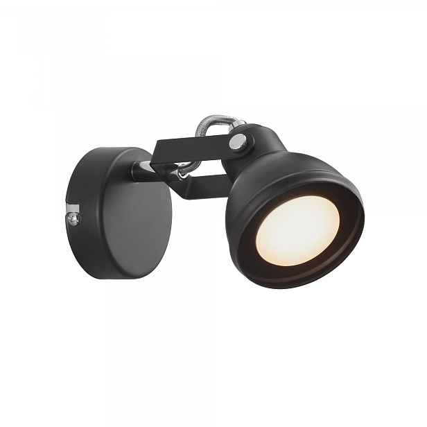 Černá nástěnná lampa Pohyblivý kov 35W Moderní kancelářská skříň Aslak Nordlux