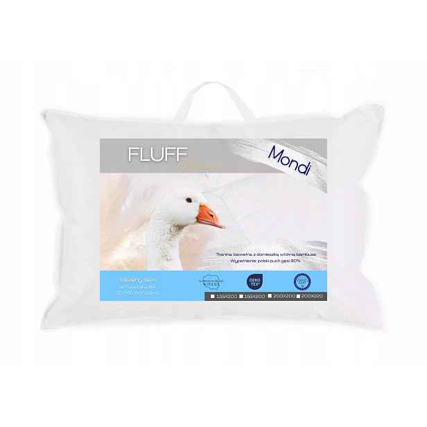 Ideální Spánek Polštář Péřový 90% 40x40 Mondi Fluff