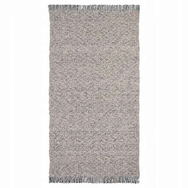 Ikea koberec tkaný na plocho Rorkar černý/přírodní 80x150 cm