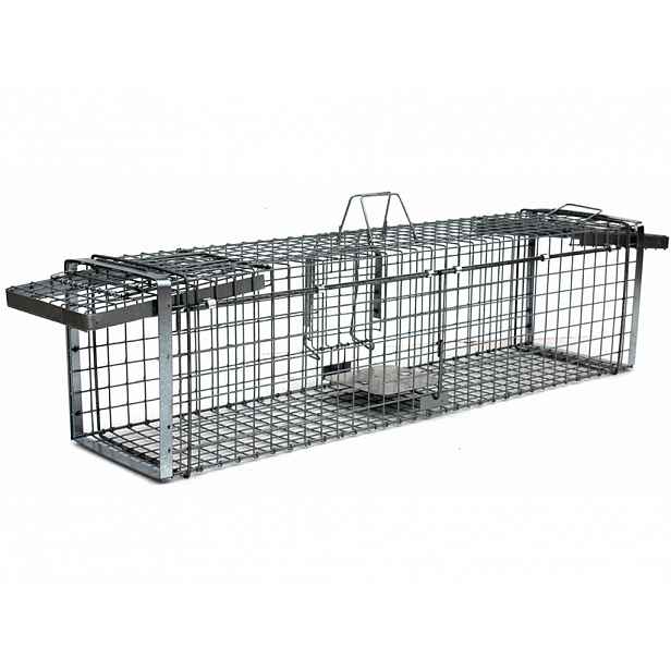 Bravson Profesionální past na lišky, kuny, vydry a kočky TRAP H118x34x34V2