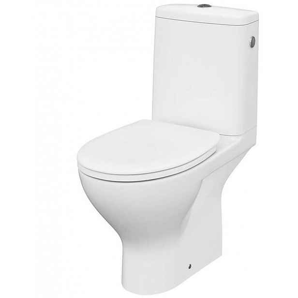 Cersanit Moduo - WC kombi se sedátkem SoftClose, vario odpad, boční napouštění, CleanOn, bílá K116-030
