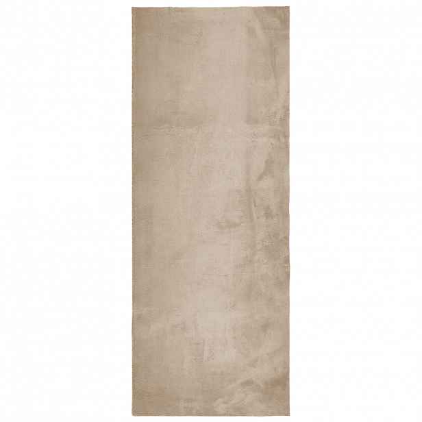 vidaXL Koberec HUARTE krátký vlas měkký a pratelný pískový 80x200 cm
