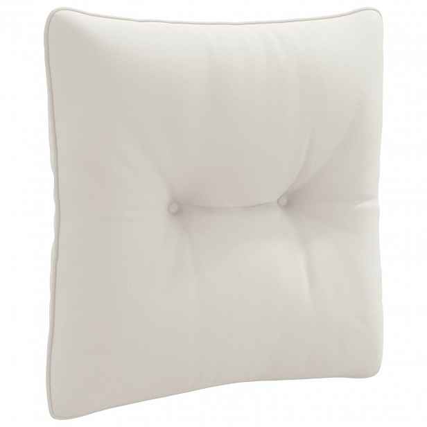vidaXL Zádový polstr PUTTEN 100% polyester Bílá 40 x 40 x 10 cm