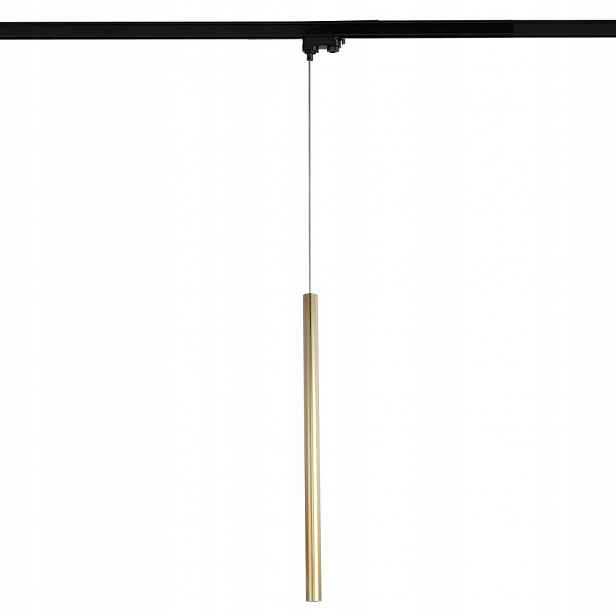 Závěsná kolejnicová lampa 1F Lungo zlatá Light Prestige