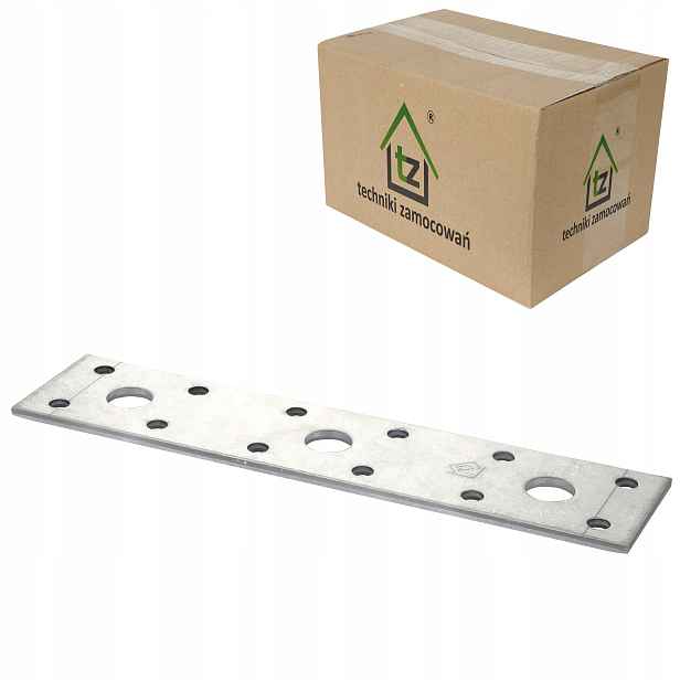 Tesařské spojky ploché 150x35 x 2,5 mm 50 ks Perforované destičky LP7
