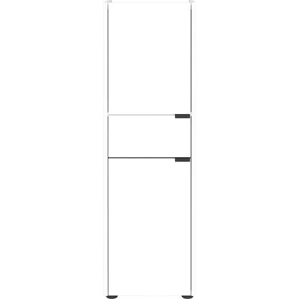 Bílá vysoká koupelnová skříňka 34x111 cm Forano – Germania