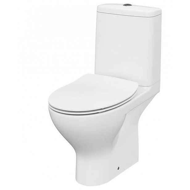 Cersanit Moduo - WC kombi se sedátkem SoftClose, vario odpad, spodní napouštění, CleanOn, bílá K116-032
