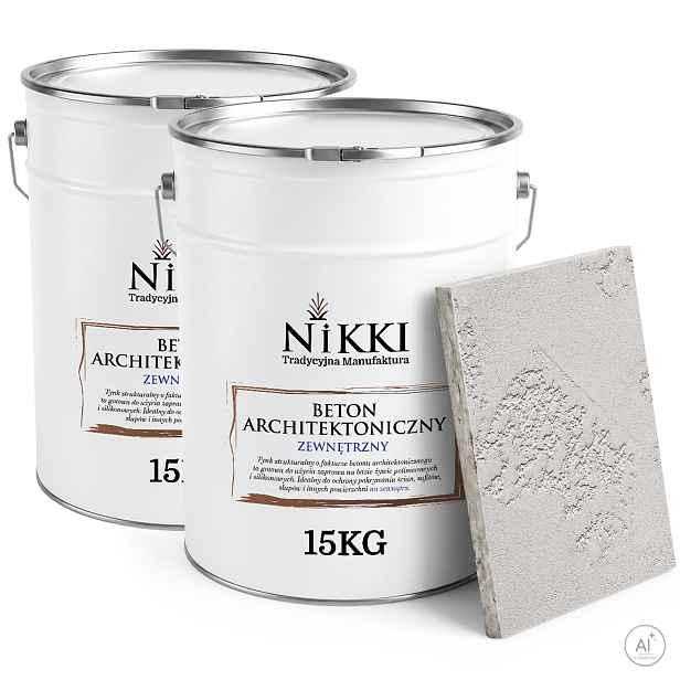 Fasádní omítka s architektonickou strukturou Betonu 2 x 15 kg Šedá Světlá