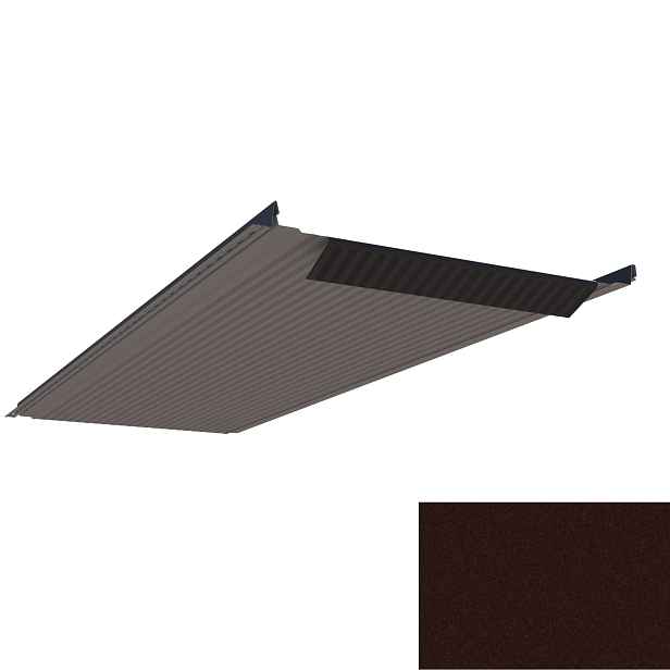 Krytina plechová LINEDEK 485 Micro SP 35 TEX 2M15A hnědá BentCut