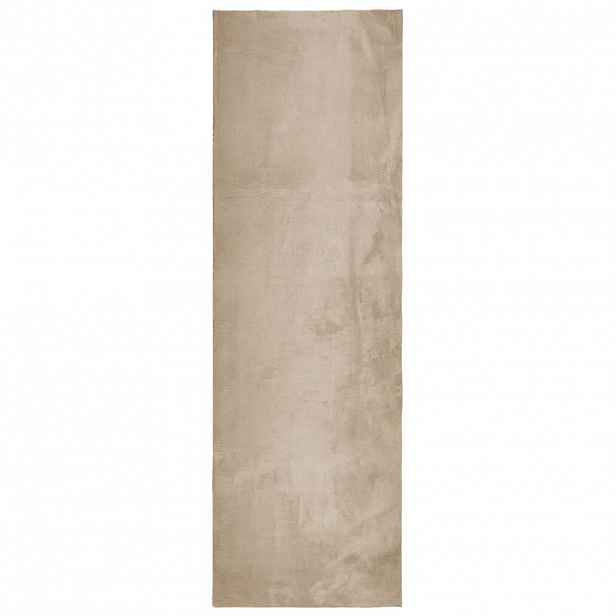vidaXL Koberec HUARTE krátký vlas měkký a pratelný pískový 80x250 cm