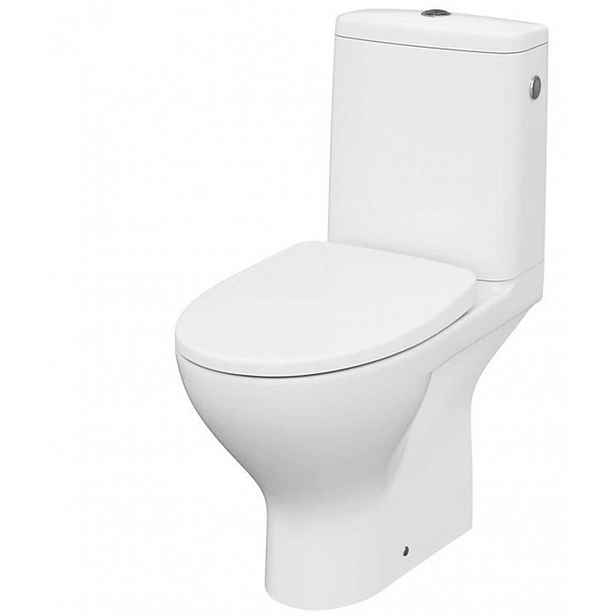 Cersanit Moduo - WC kombi se sedátkem SoftClose, vario odpad, boční napouštění, CleanOn, bílá K116-036