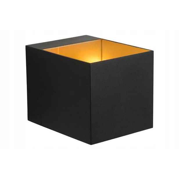 Nástěnná lampa Lucide Devi G9 42W černá/zlatý hliník IP20