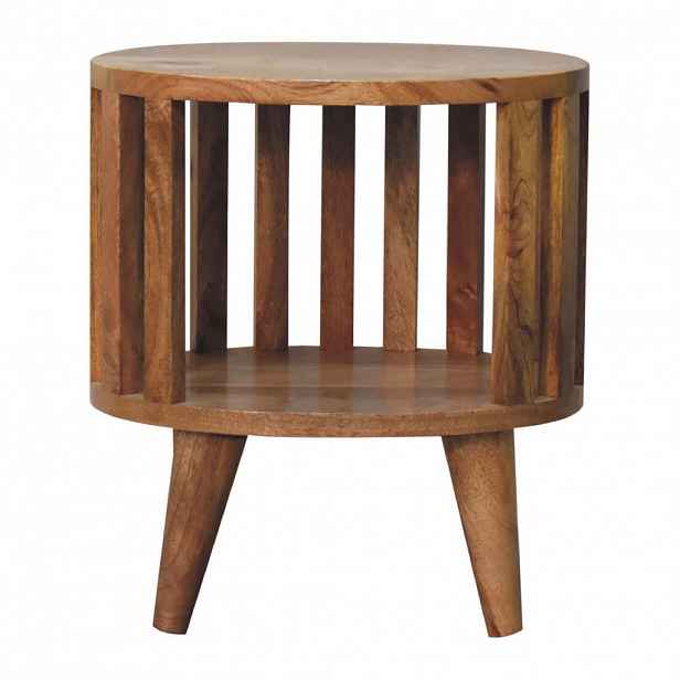 Artisan Furniture NOČNÍ STOLEK Petite, montáž na zeď, 1 zásuvka, 1 otevřená přihrádka, hnědý