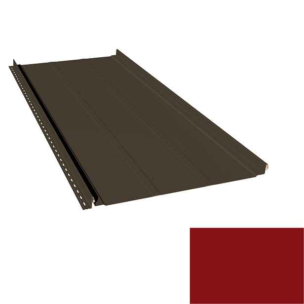 Krytina plechová LINEDEK 485 Rib SP 25 LESK 2R112 červenohnědá