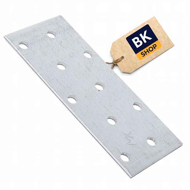 PP1 Spojka Perforovaná spojovací deska 40x80x2mm Plochý Pozinkovaný Pevný