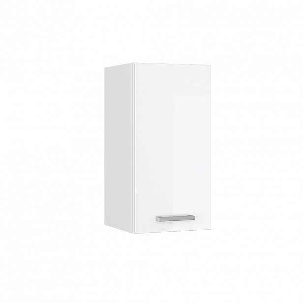 Vicco UNIVERZÁLNÍ NÁSTĚNNÁ SKŘÍŇKA R-Line Bílá vysoký lesk 30 cm s dvířky