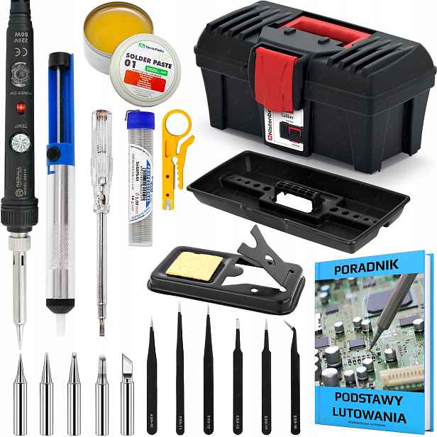 Přesná Páječka Reball S601A 60W S Regulací Teploty Set 20v1
