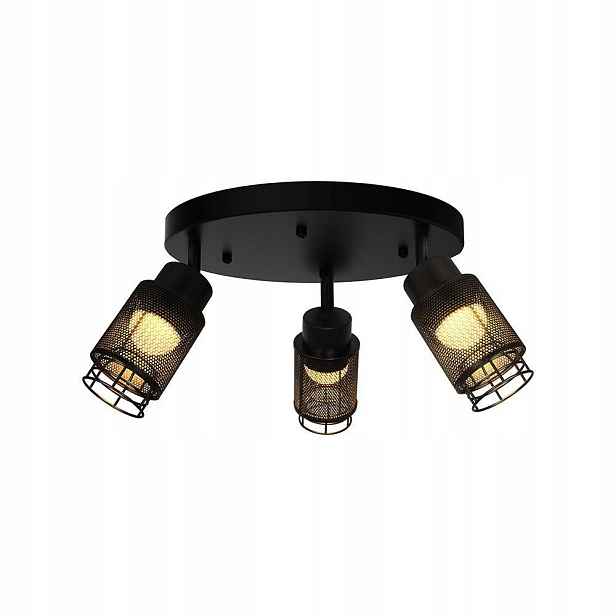 V-tac Stropní svítidlo 3X6W Led spot 460x210 mm černá matná VT-89013