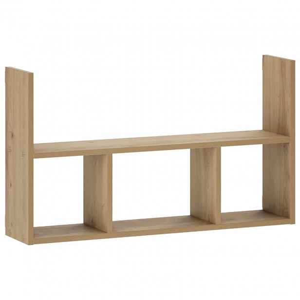 vidaXL Nástěnná polička Dub artisan 78,5 x 17 x 45 cm Kompozitní dřevo