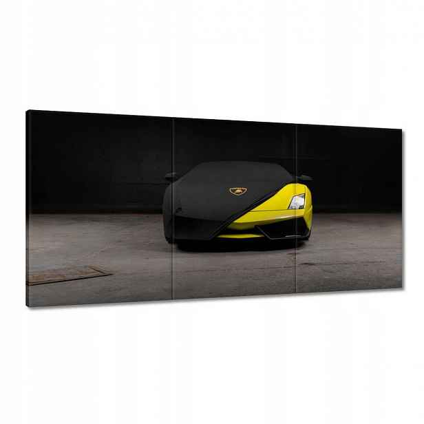 Obrazy 180x90 Žluté sportovní auto