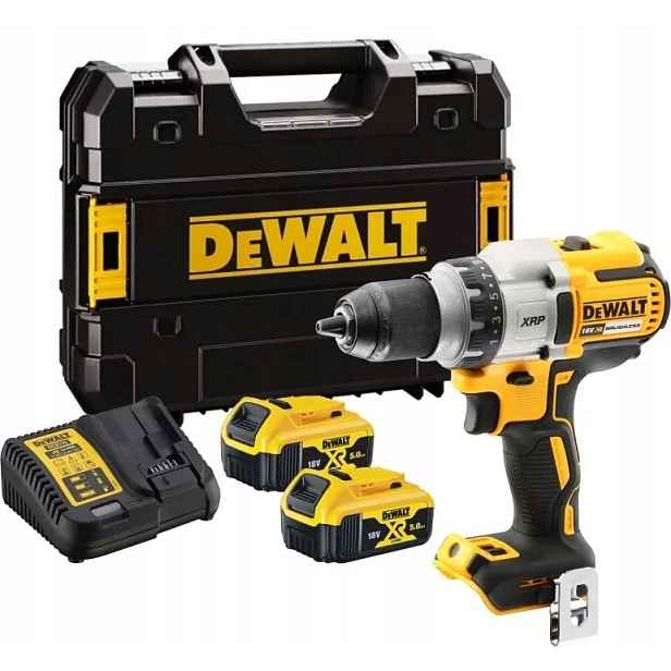Akumulátorový Aku Vrtačka 18V 95 Nm 3 rychlostní stupně 2x5 Ah DeWALT DCD991P2