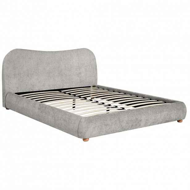 Beautysofa ČALOUNĚNÁ POSTEL Sonho, dvoulůžko 160x200 cm bez matrace, žinylková látka, béžová