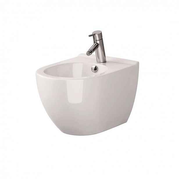 Cersanit Zen - Závěsný bidet, otvor pro baterii, bílá K117-001