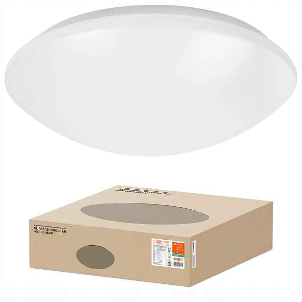 Stropní Svítidlo Led Nástěnný Stropní Svítidlo Pohybový senzor 24W 3000K IP44 Ledvance