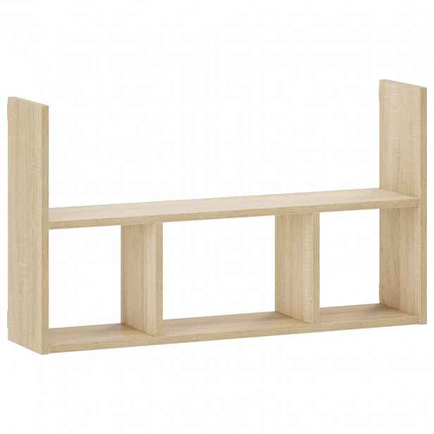 vidaXL Nástěnná polička Dub sonoma 78,5 x 17 x 45 cm Kompozitní dřevo