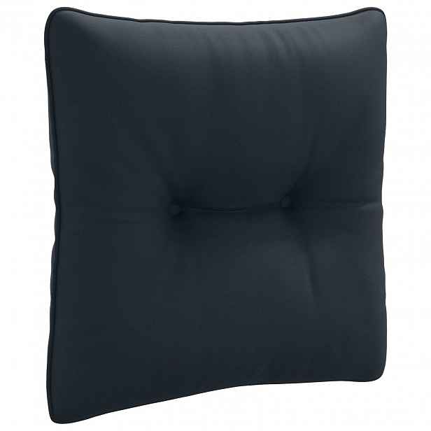 vidaXL Zádový polstr PUTTEN 100% polyester Tmavě modrá 40 x 40 x 10 cm
