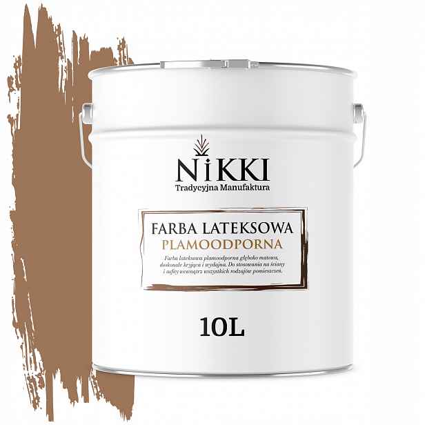 Barva Odolná Vůči Skvrnám, Barva Hnědá H5018 10L, Hluboký Mat Na Stěny